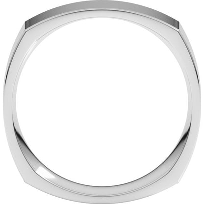 Comfort-Fit Square Band, 6 mm