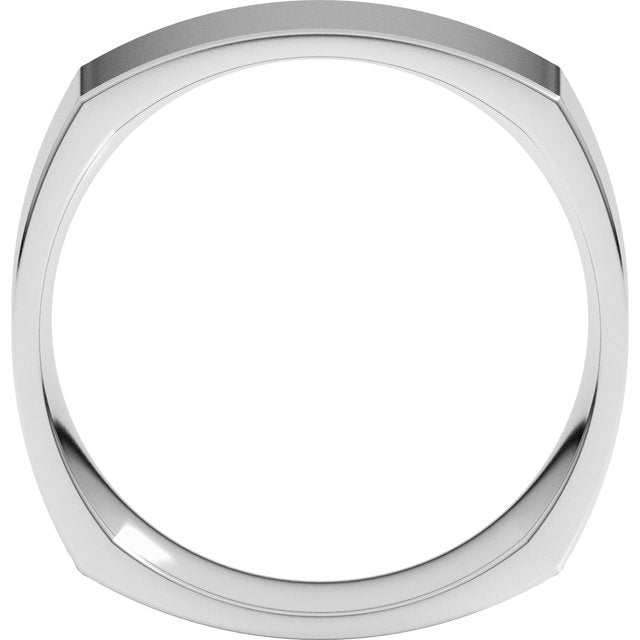 Comfort-Fit Square Band, 7 mm, Style 2