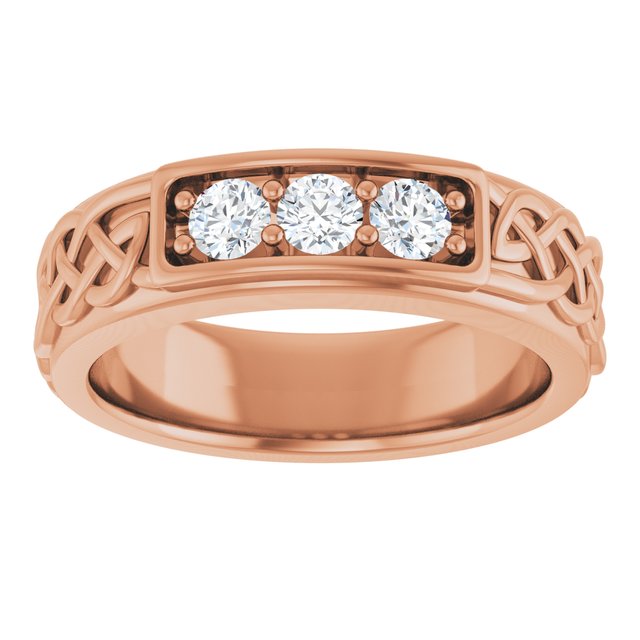 1/3 CTW Natural Diamond Men's Band