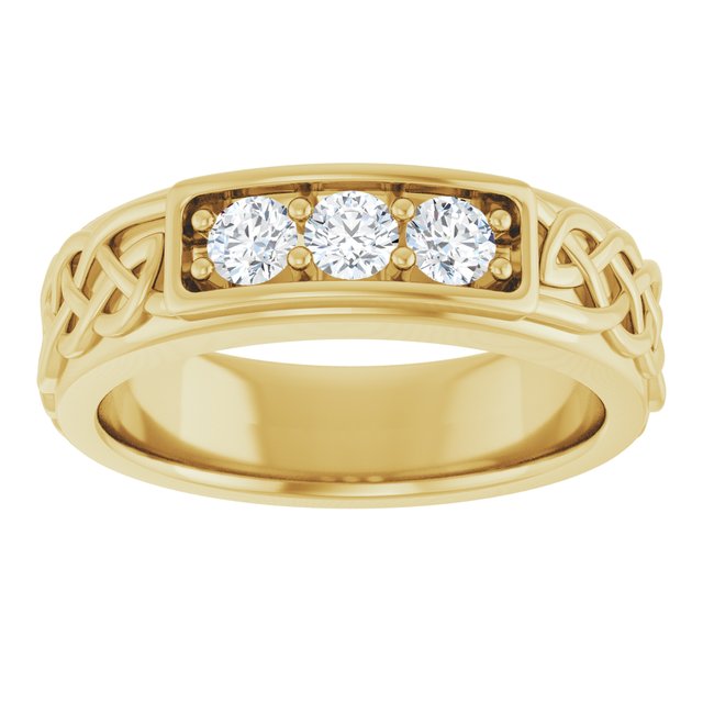 1/3 CTW Natural Diamond Men's Band