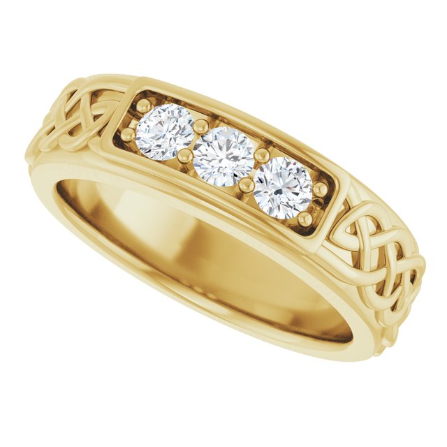 1/3 CTW Natural Diamond Men's Band