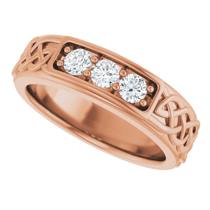 1/3 CTW Natural Diamond Men's Band