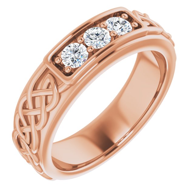 1/3 CTW Natural Diamond Men's Band