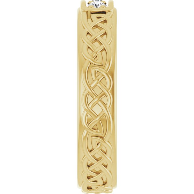 1/5 CTW Natural Diamond Men's Band, 4.59 mm