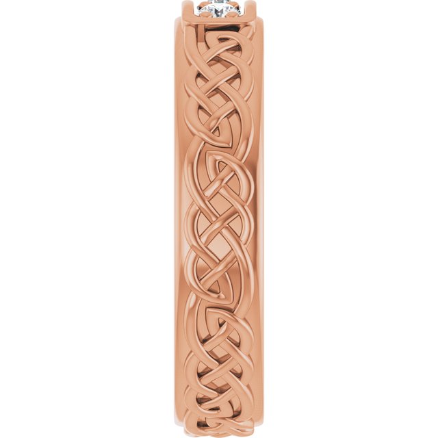 1/5 CTW Natural Diamond Men's Band, 4.59 mm