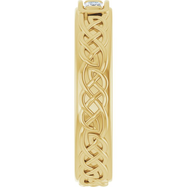 1/5 CTW Natural Diamond Men's Band, 4.59 mm