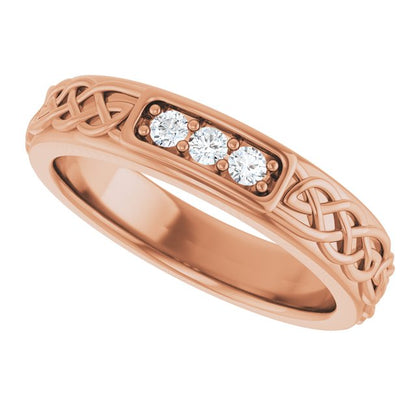 1/10 CTW Natural Diamond Men's Band