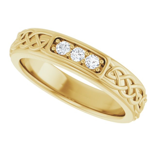1/10 CTW Natural Diamond Men's Band