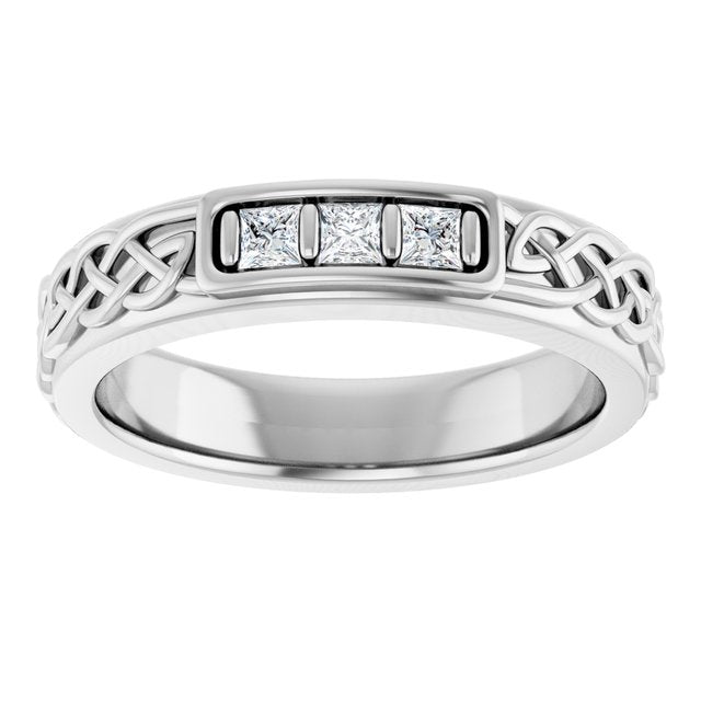 1/6 CTW Natural Diamond Men's Band