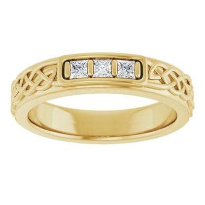 1/6 CTW Natural Diamond Men's Band