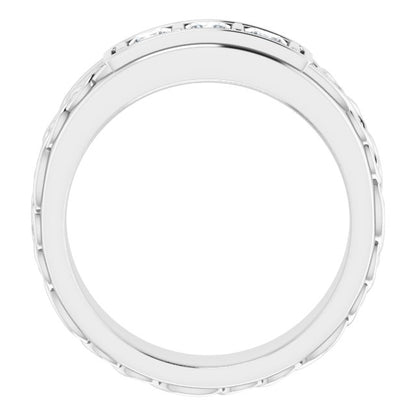 1/2 CTW Natural Diamond Men's Band
