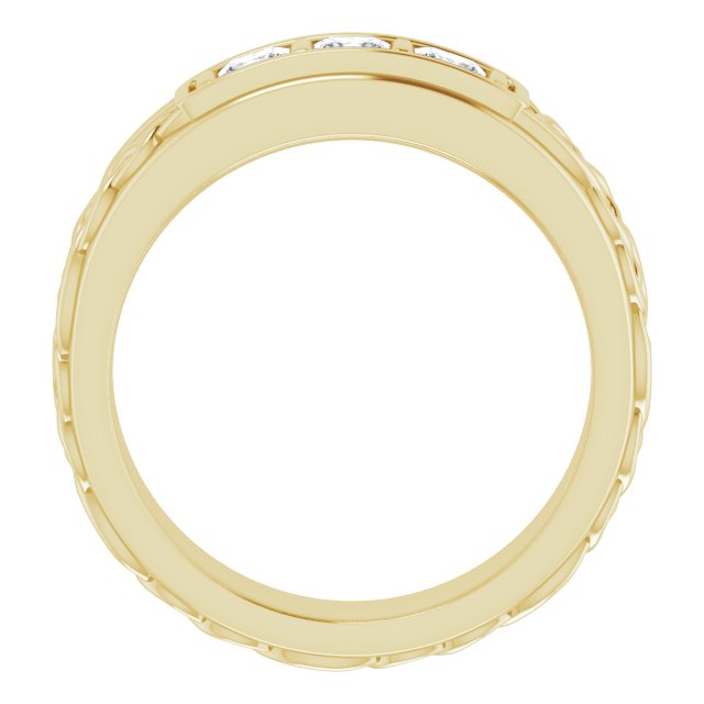 1/2 CTW Natural Diamond Men's Band