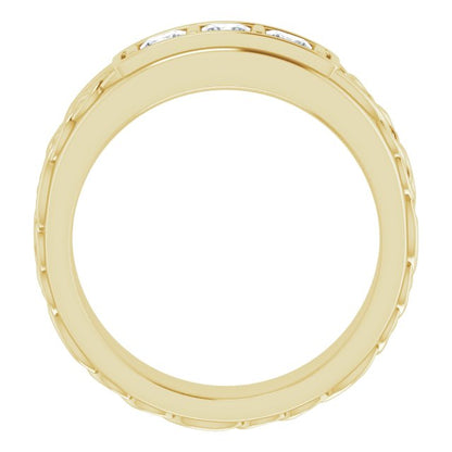 1/2 CTW Natural Diamond Men's Band