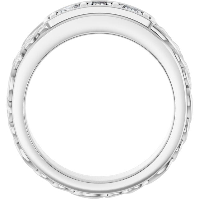 1/2 CTW Natural Diamond Men's Band