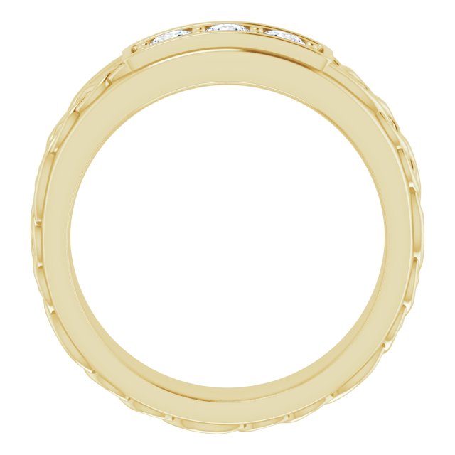 1/3 CTW Natural Diamond Men's Band