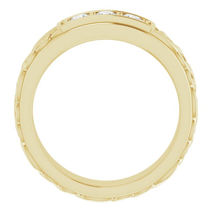 1/3 CTW Natural Diamond Men's Band