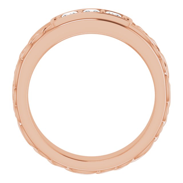 1/4 CTW Natural Diamond Men's Band