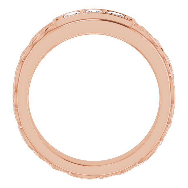 1/4 CTW Natural Diamond Men's Band