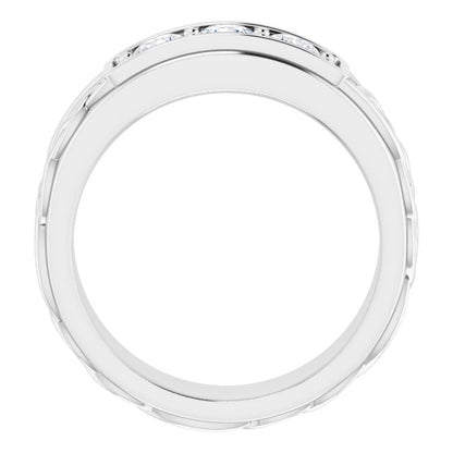 1/4 CTW Natural Diamond Men's Band