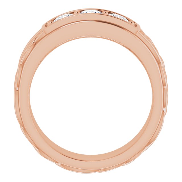 1/4 CTW Natural Diamond Men's Band