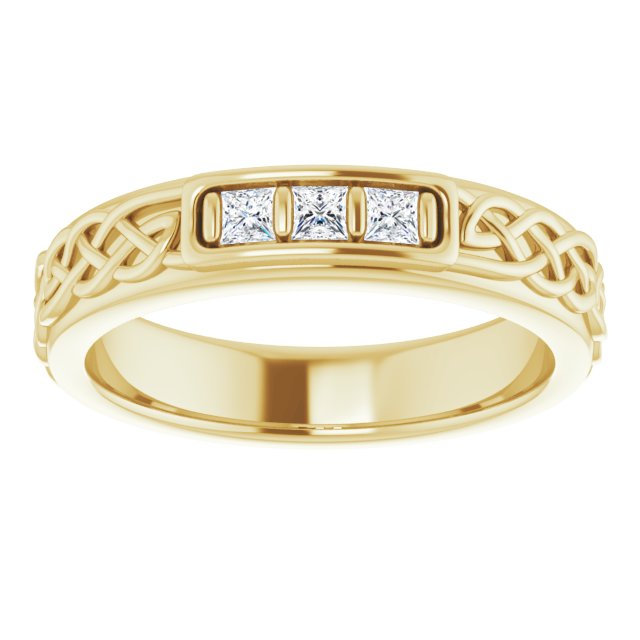 1/6 CTW Natural Diamond Men's Band
