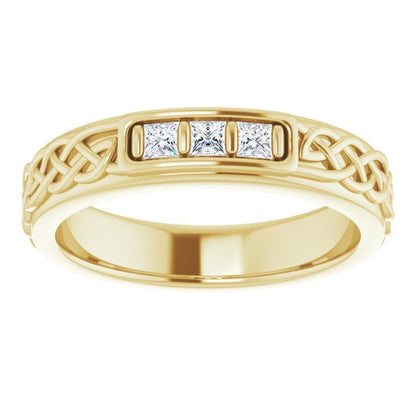 1/6 CTW Natural Diamond Men's Band