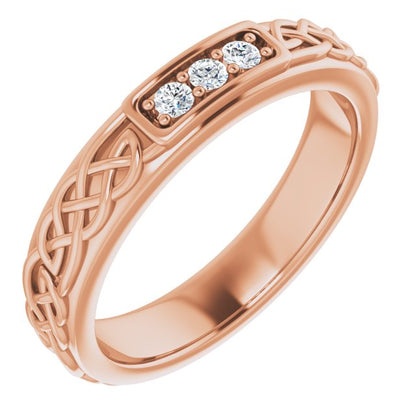 1/10 CTW Natural Diamond Men's Band