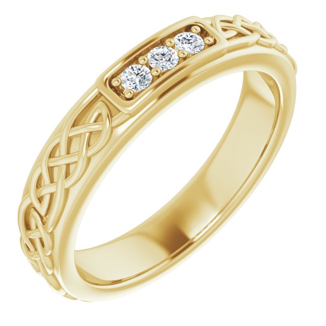 1/10 CTW Natural Diamond Men's Band