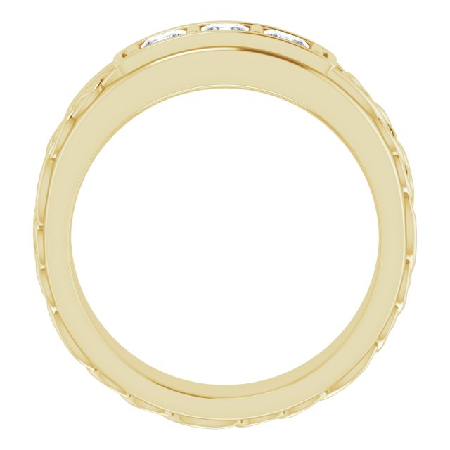 1/2 CTW Natural Diamond Men's Band