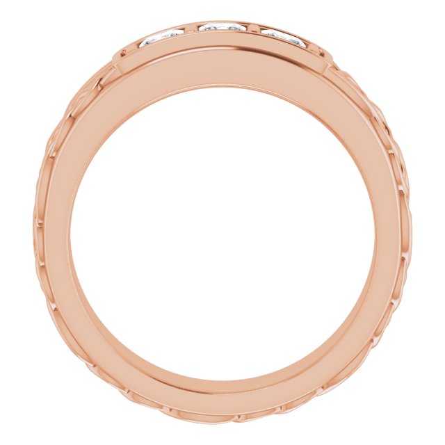 1/2 CTW Natural Diamond Men's Band