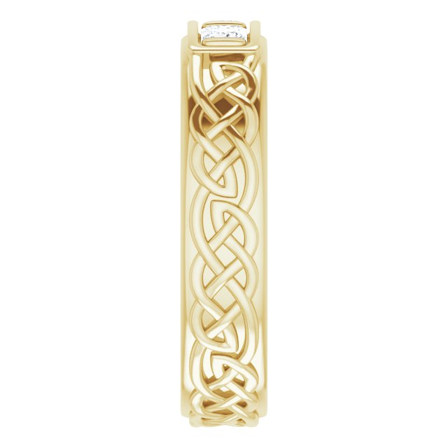 3/8 CTW Natural Diamond Men's Band