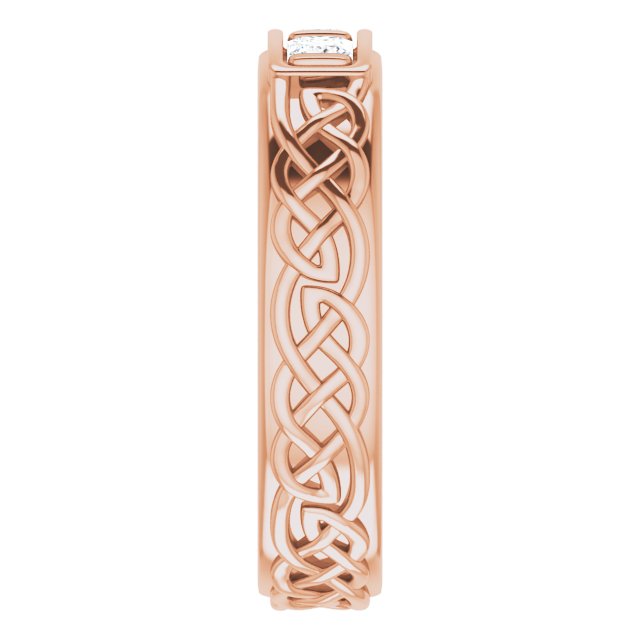 3/8 CTW Natural Diamond Men's Band
