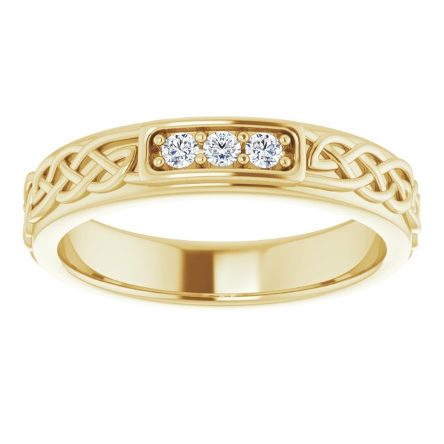 1/10 CTW Natural Diamond Men's Band