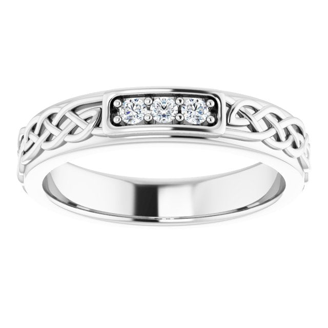 1/10 CTW Natural Diamond Men's Band