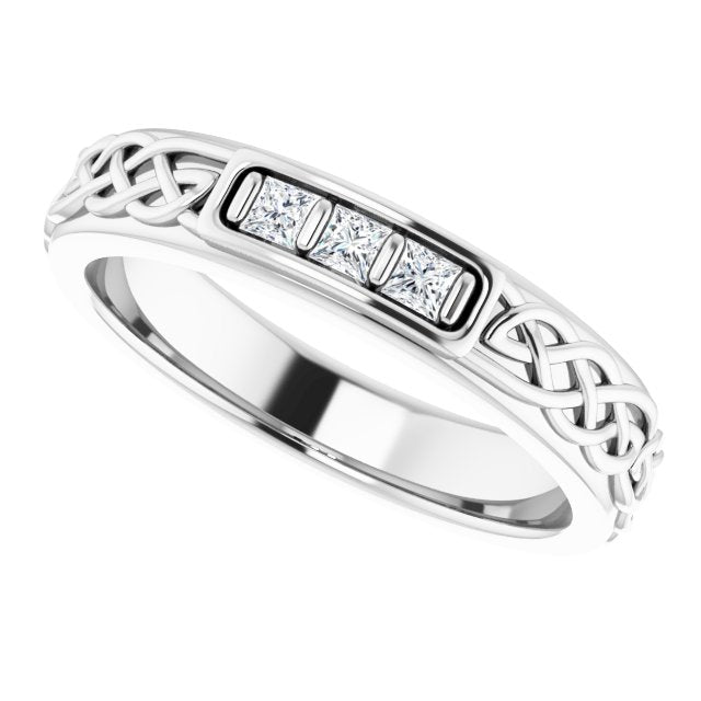 1/6 CTW Natural Diamond Men's Band
