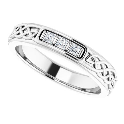 1/6 CTW Natural Diamond Men's Band