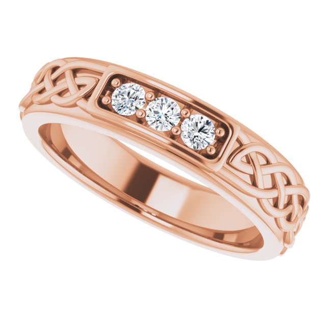 1/5 CTW Natural Diamond Men's Band, 4.88 mm