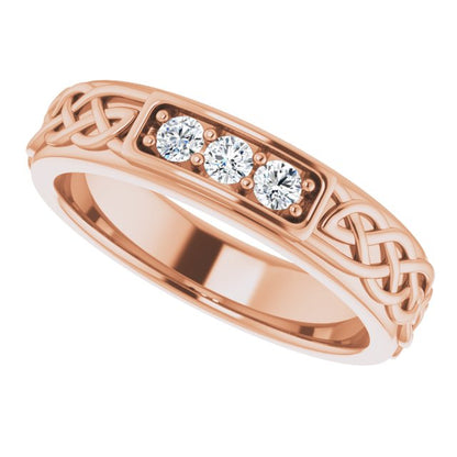 1/5 CTW Natural Diamond Men's Band, 4.88 mm
