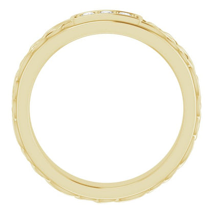 1/10 CTW Natural Diamond Men's Band
