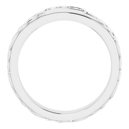 1/10 CTW Natural Diamond Men's Band