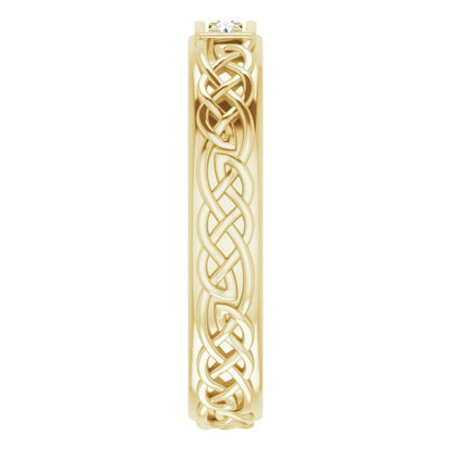 1/10 CTW Natural Diamond Men's Band