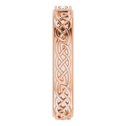 1/10 CTW Natural Diamond Men's Band