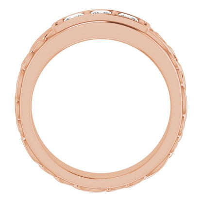 1/2 CTW Natural Diamond Men's Band