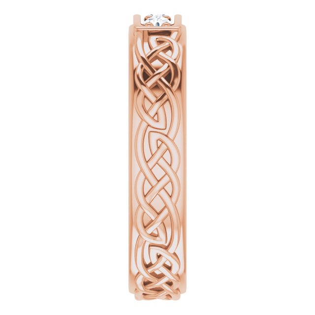 1/5 CTW Natural Diamond Men's Band, 4.88 mm