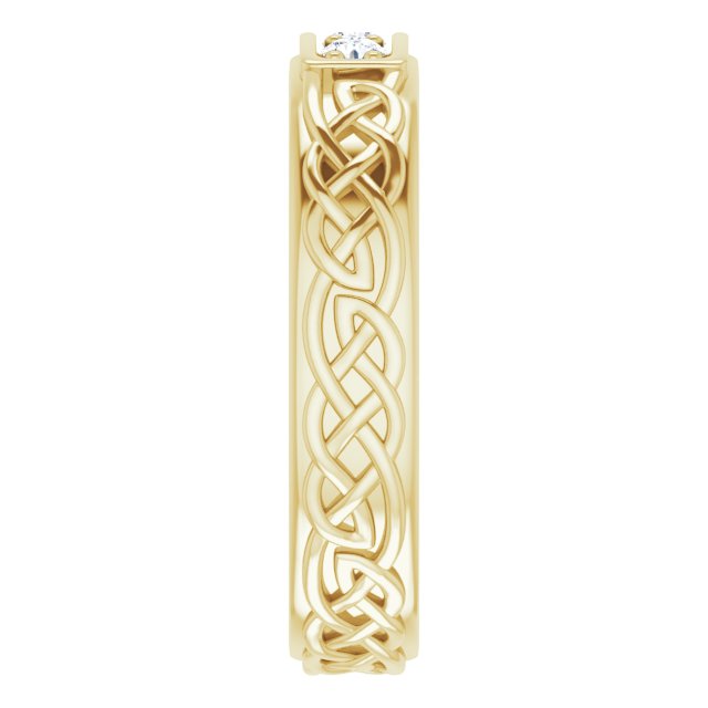 1/5 CTW Natural Diamond Men's Band, 4.88 mm