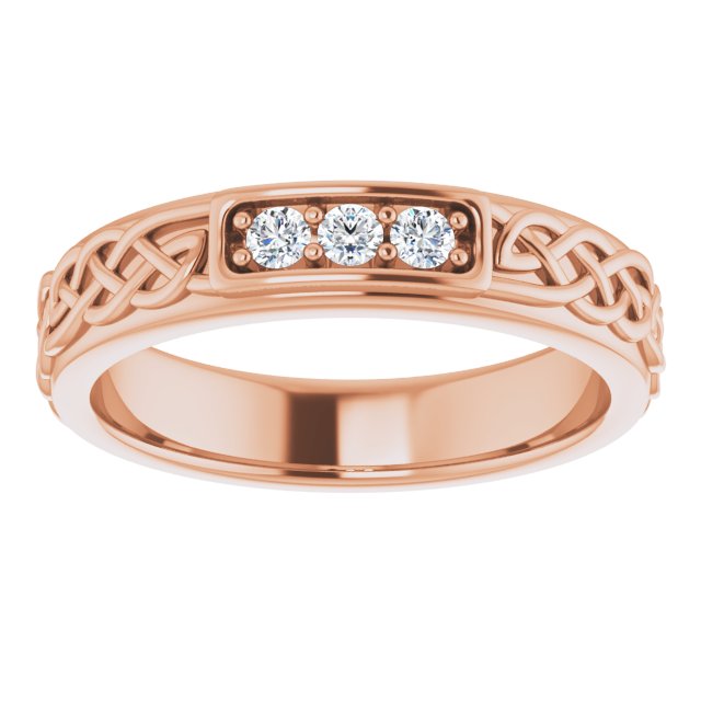 1/5 CTW Natural Diamond Men's Band, 4.59 mm