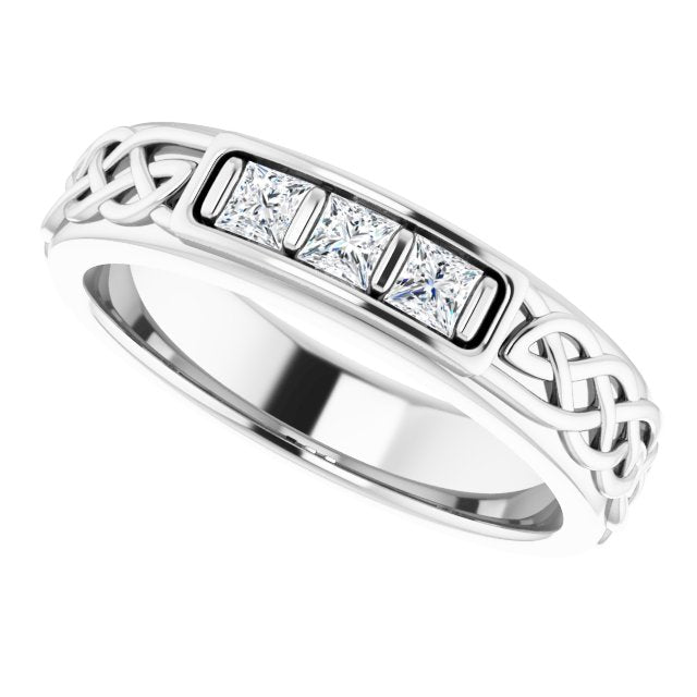 1/4 CTW Natural Diamond Men's Band