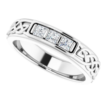 1/4 CTW Natural Diamond Men's Band