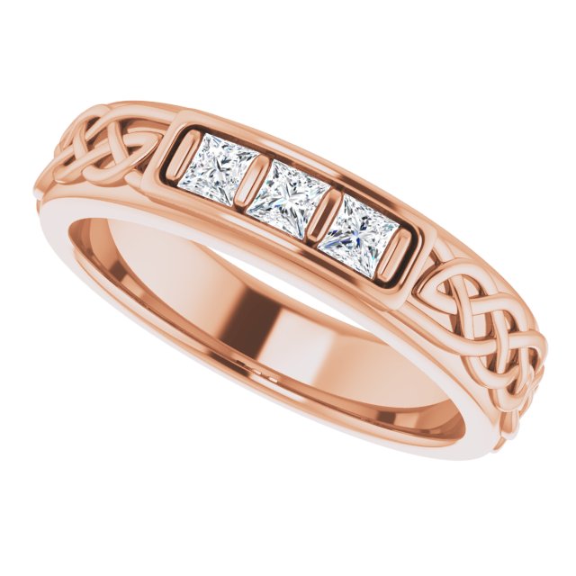 1/4 CTW Natural Diamond Men's Band