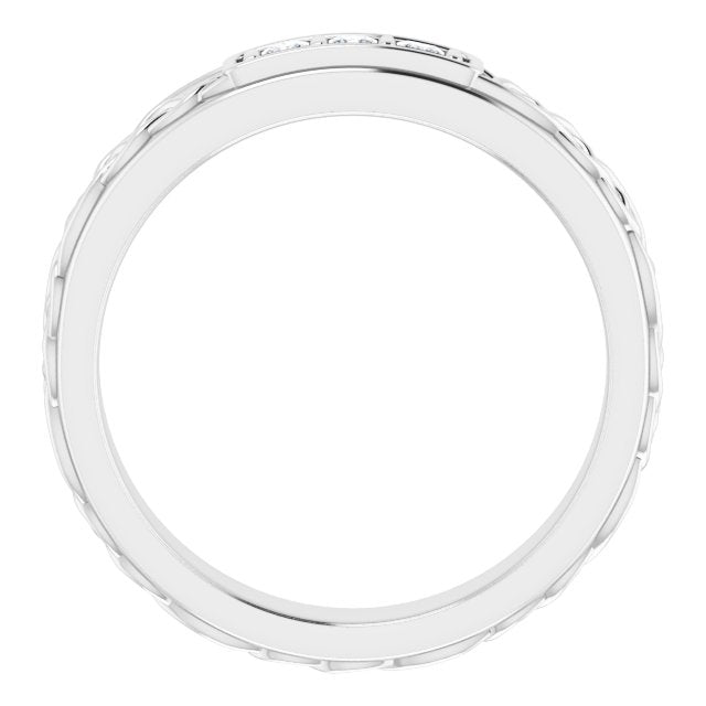 1/6 CTW Natural Diamond Men's Band